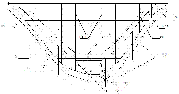 Gravity concrete faced rockfill dam and construction method thereof