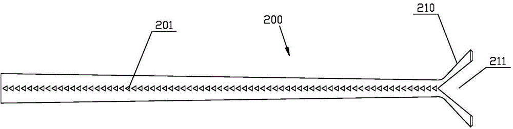 Artificial cochlea cranked electrode and implanting method thereof