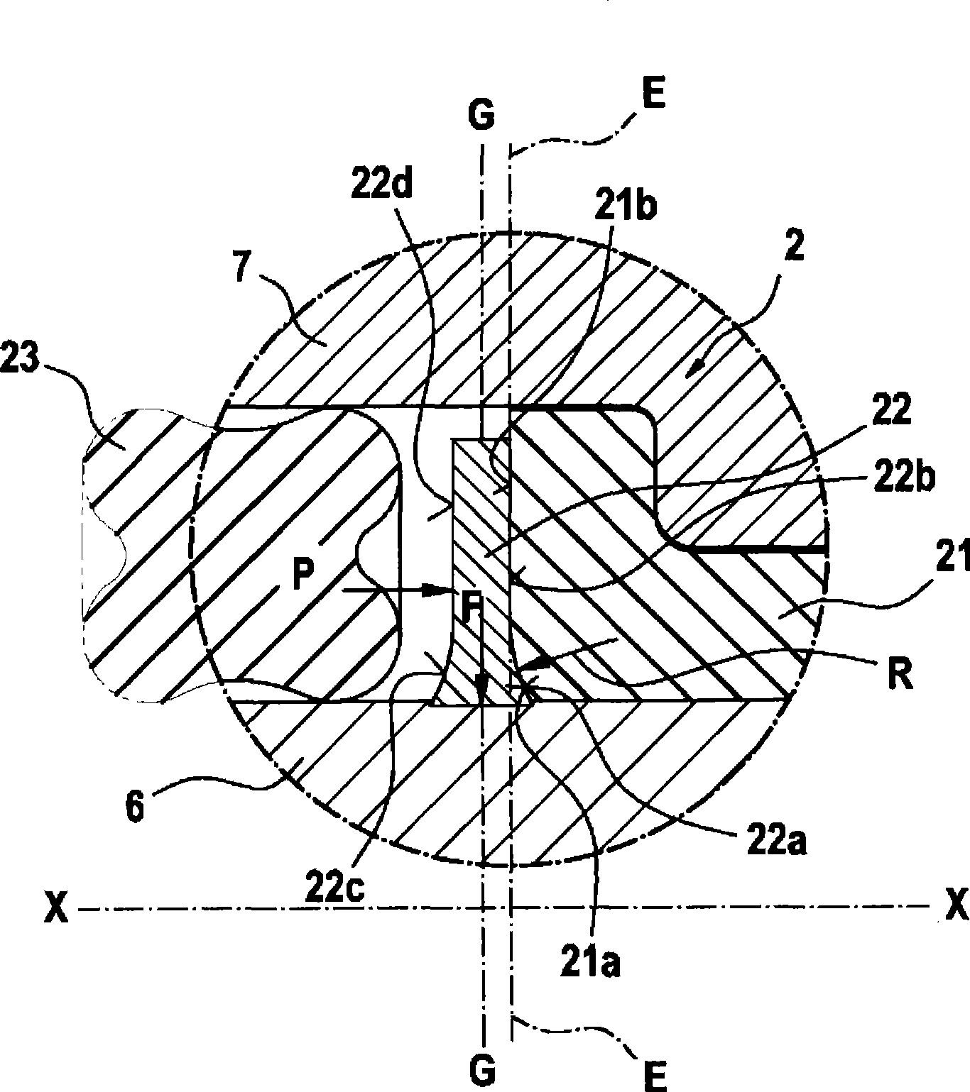 Sealing and guiding device for a piston of a piston pump