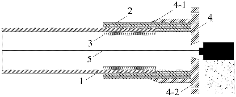 Composite pipe connection joint using prestressed cables and method of use thereof