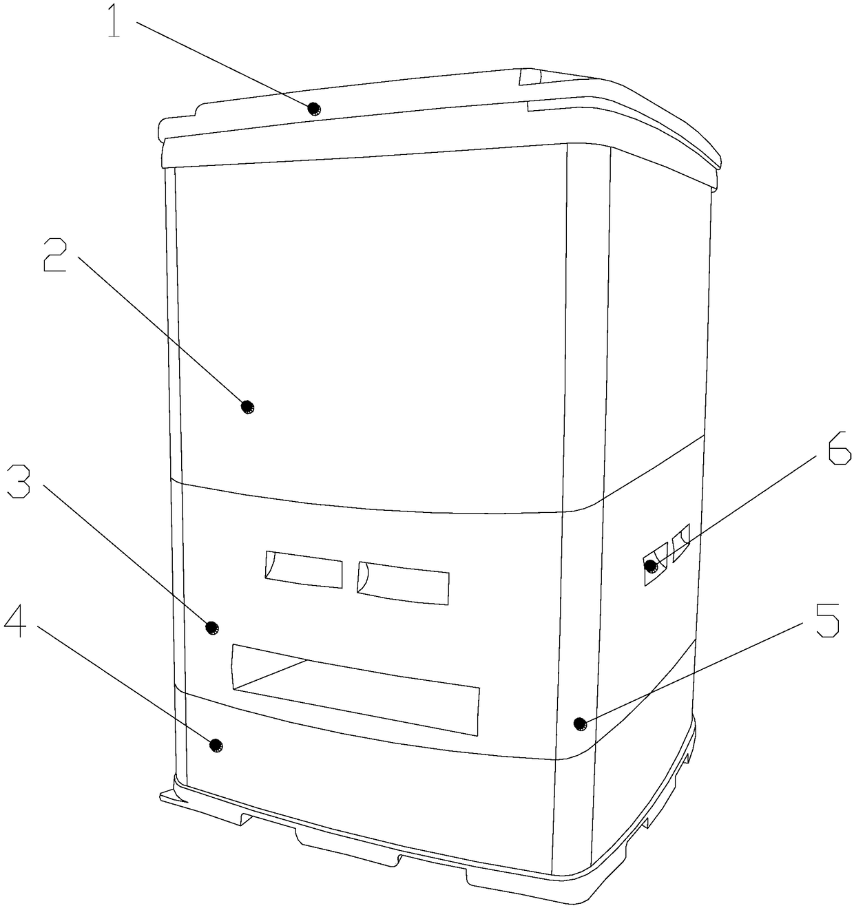 Bait putting machine used for aquaculture