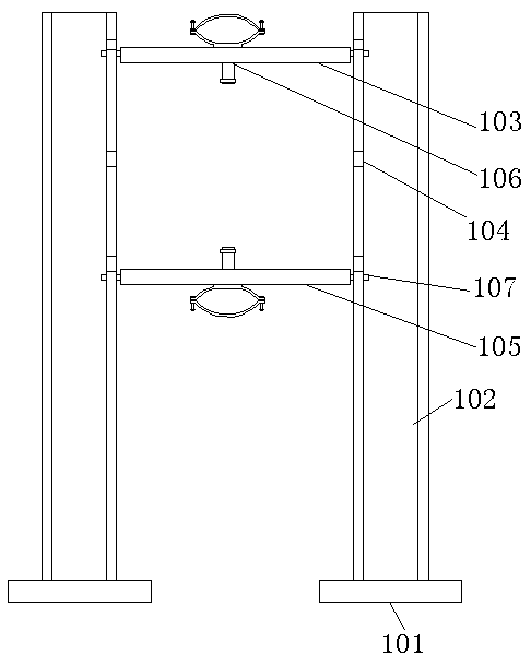 Adjustable cable support suitable for cable with large height difference