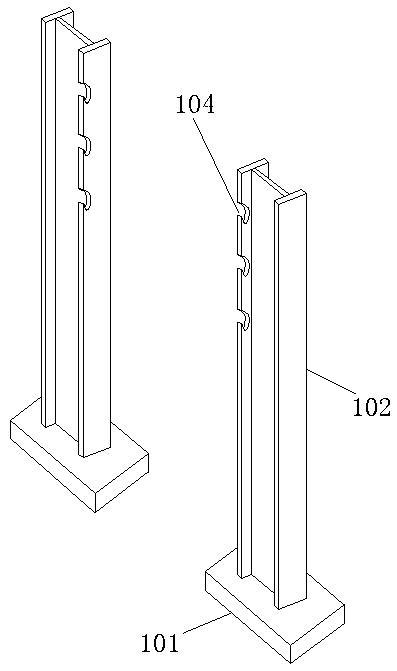 Adjustable cable support suitable for cable with large height difference