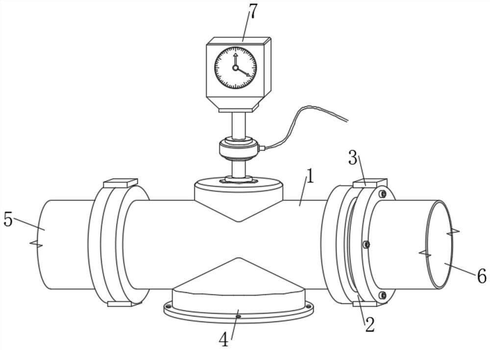 Flow velocity monitoring device and flow velocity monitoring method for sewage draining exit flow detection