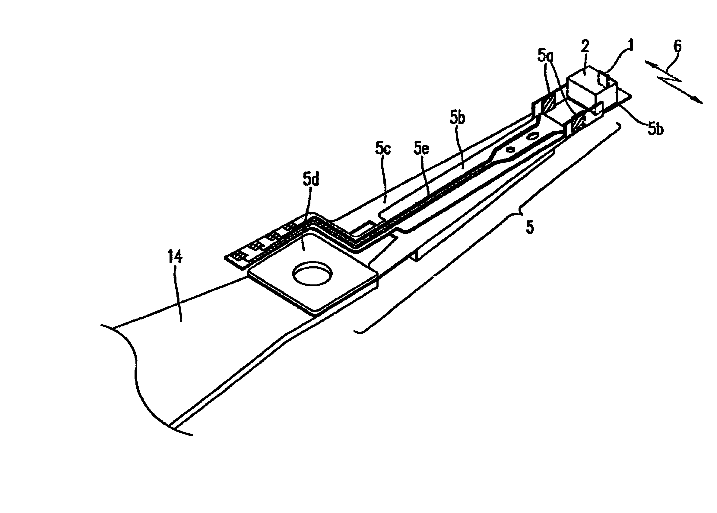 Head support mechanism, information recording/reproducing apparatus, and method of manufacturing head support mechanism