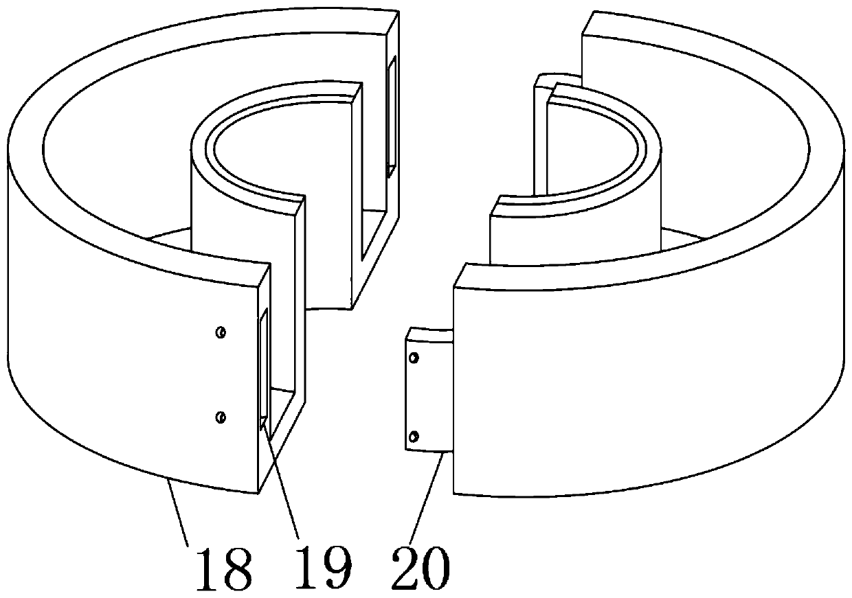 Electrostatic spraying device for inner walls of guardrails made of zinc-steel pipes