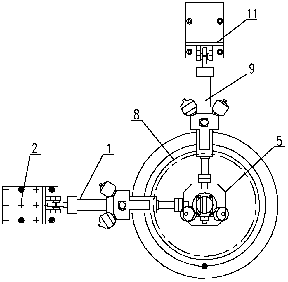 Fatigue test device and method for axle