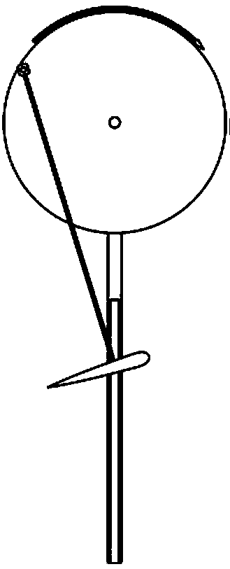 Spindle coupling reciprocating type wind energy and tide energy conversion device