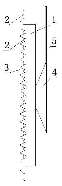 Aquarium moss planting device