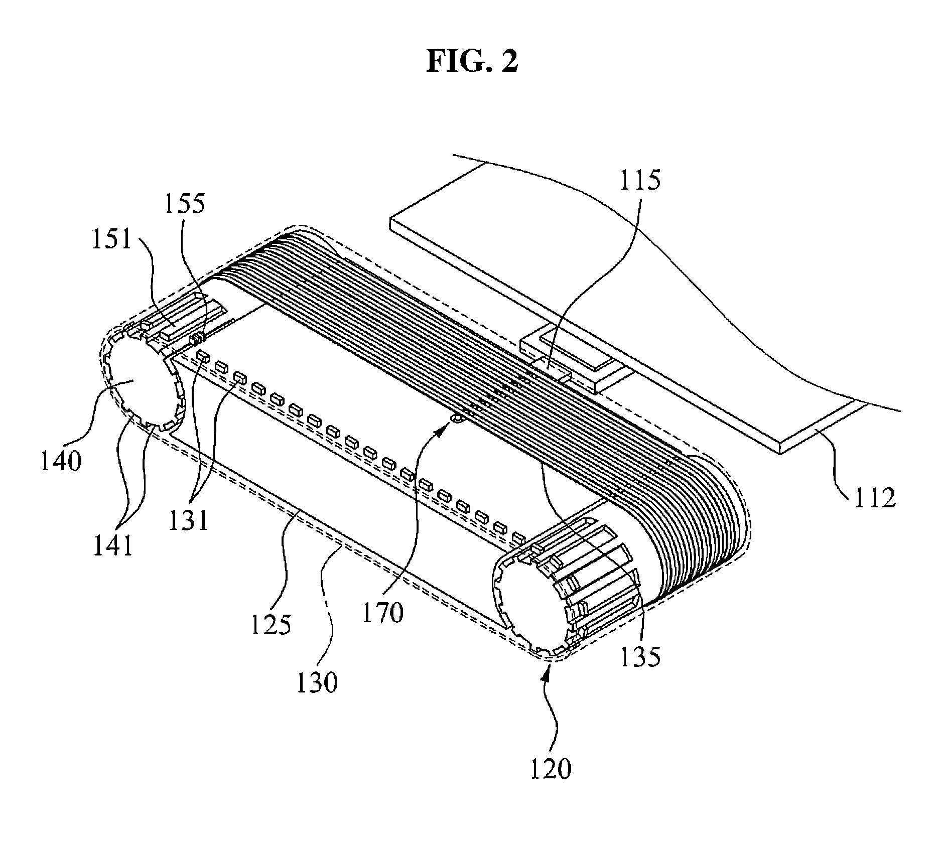 Rotation type touch screen module and terminal having the same