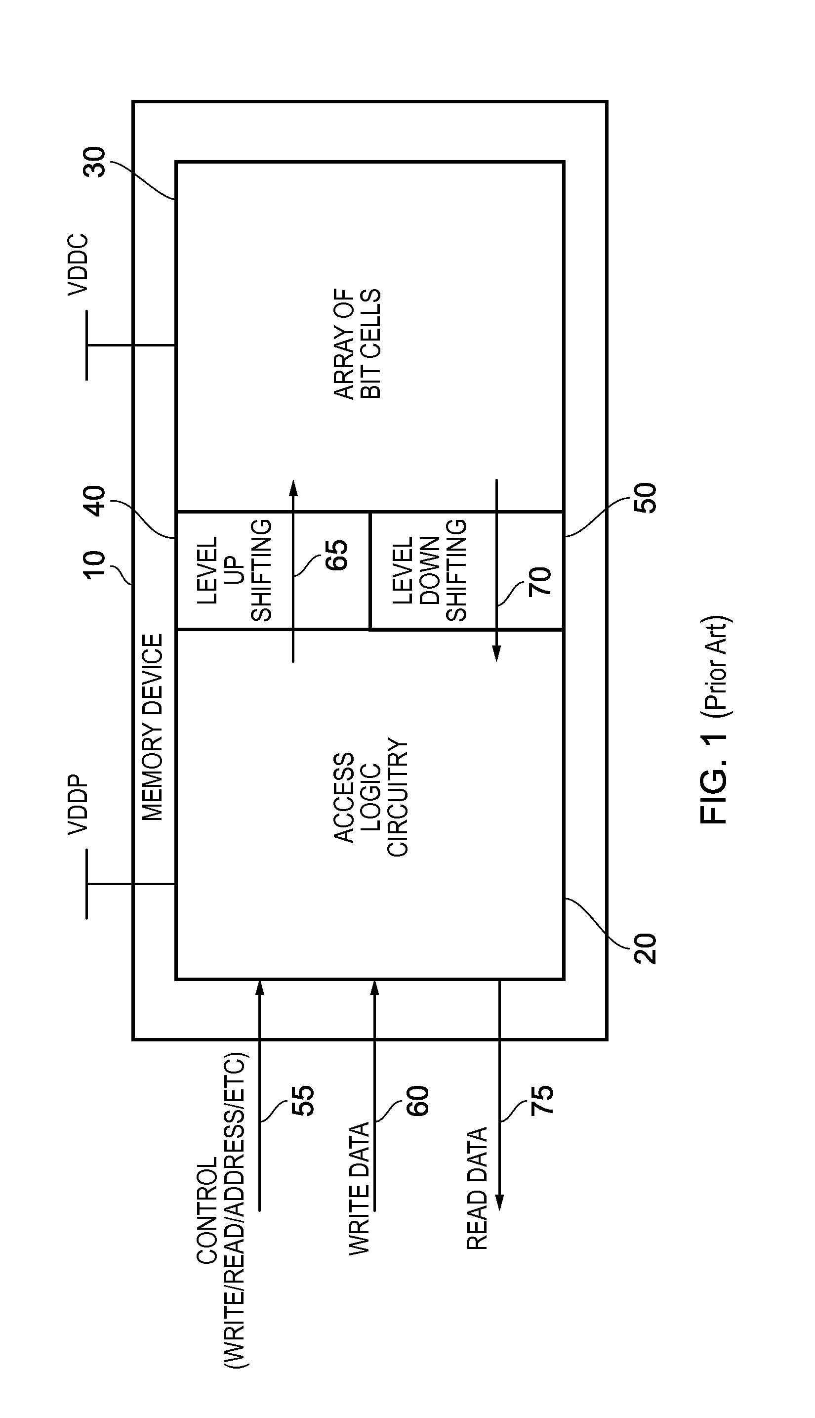 Memory device and method of operation of such a memory device