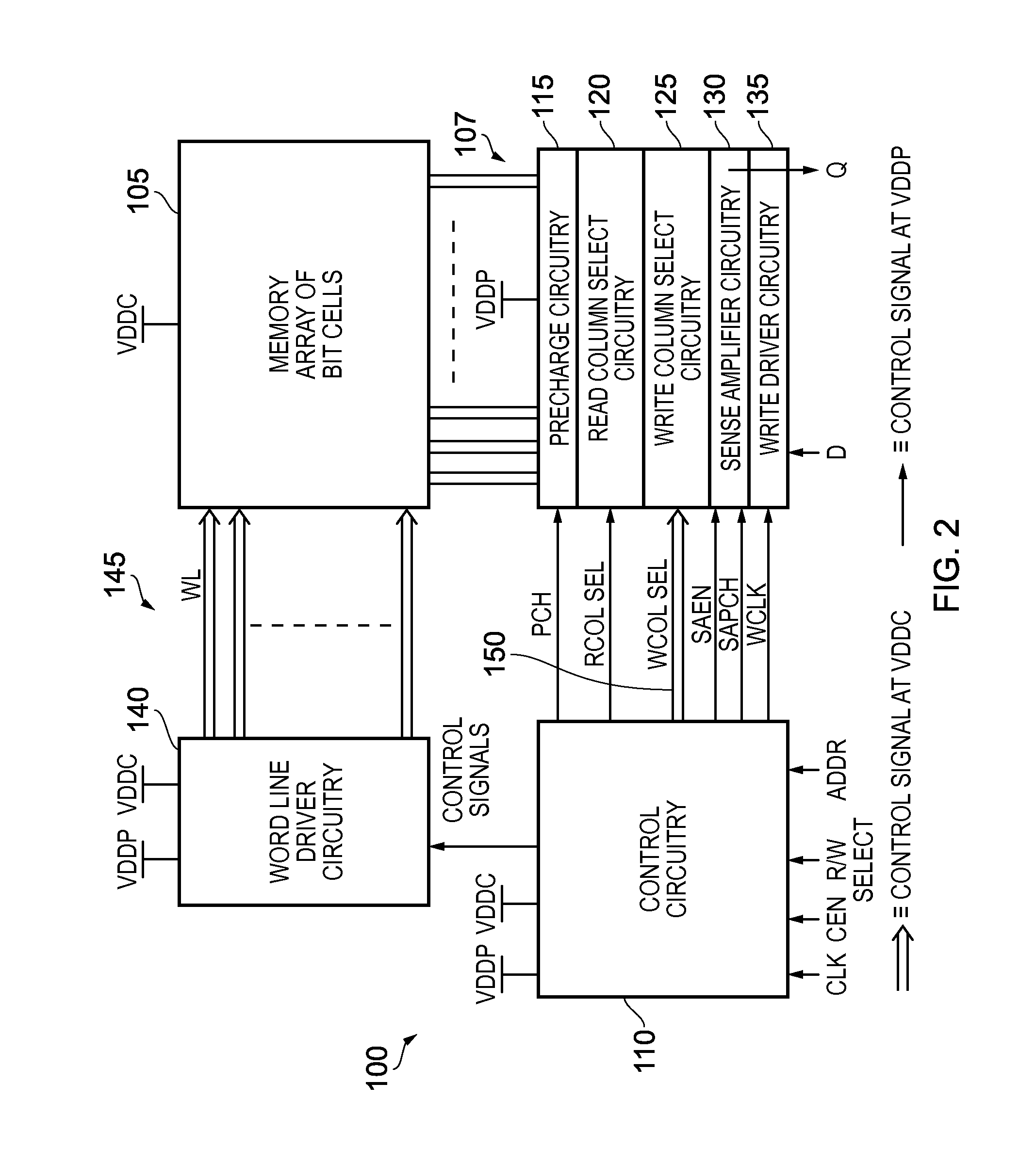 Memory device and method of operation of such a memory device