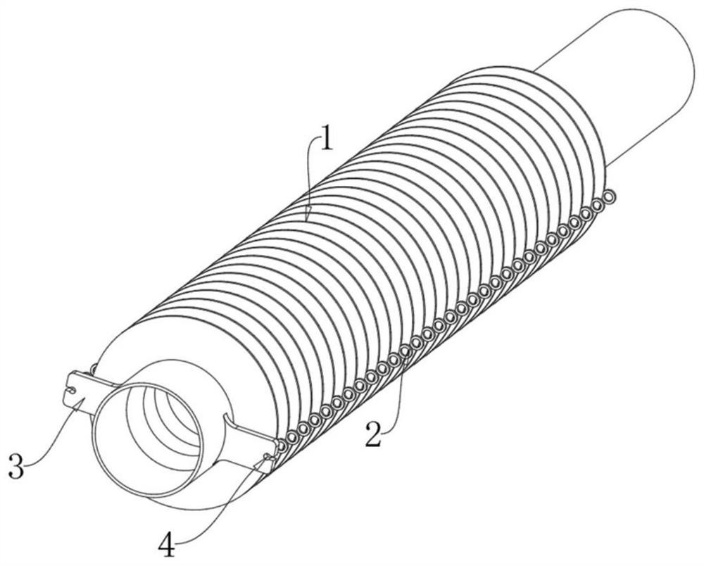 Length-controllable breathing machine threaded pipe and threaded pipe length auxiliary control device