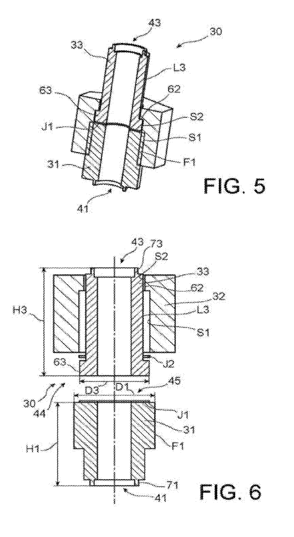 System for high-temperature tight coupling of a stack having soec/sofc-type solid oxides