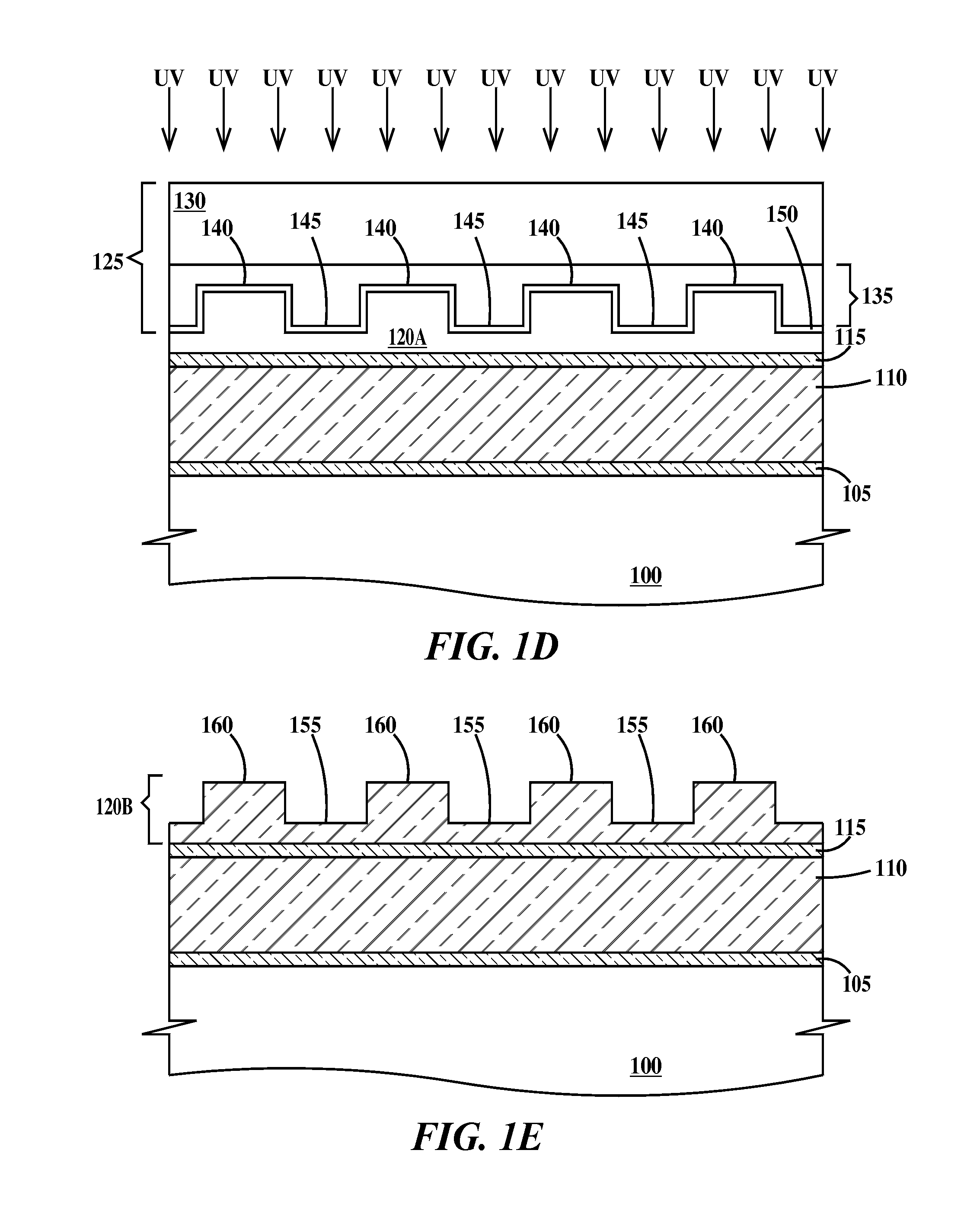 Aromatic vinyl ether based reverse-tone step and flash imprint lithography