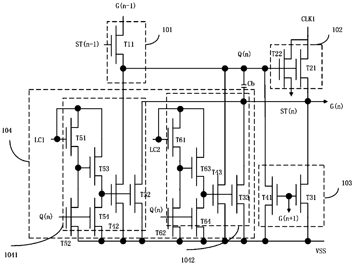 A goa circuit and liquid crystal display