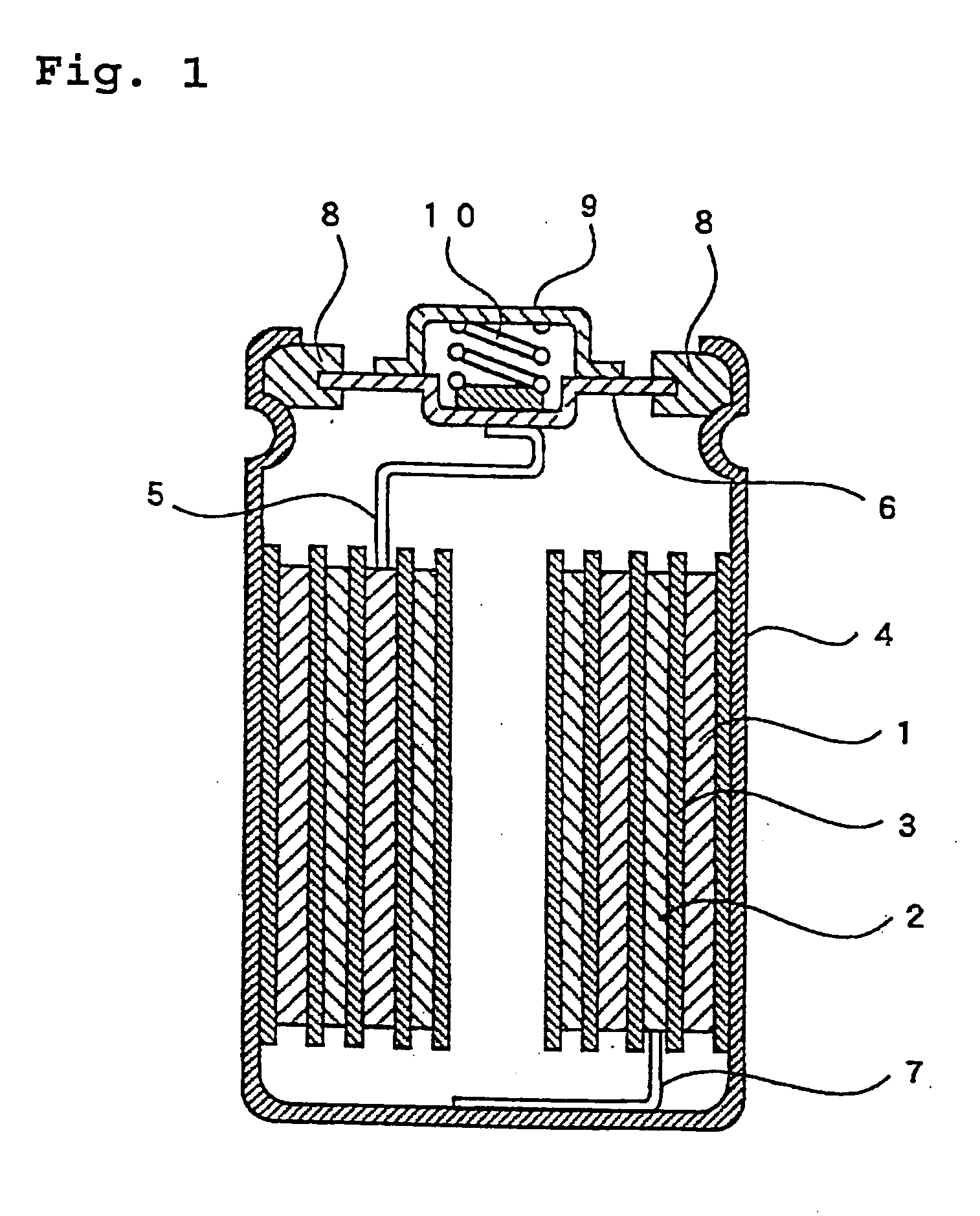 Nickel metal hydride storage battery