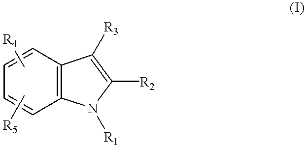 Method for inhibiting neoplastic cells with indole derivatives