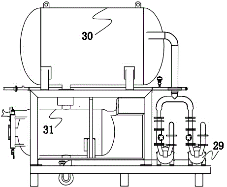 Plastic foam plate forming machine