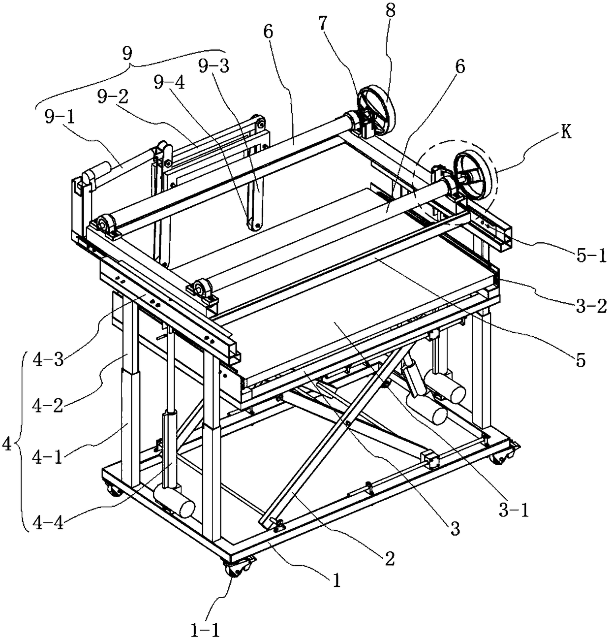 Critical human safety transfer trolley and use method thereof