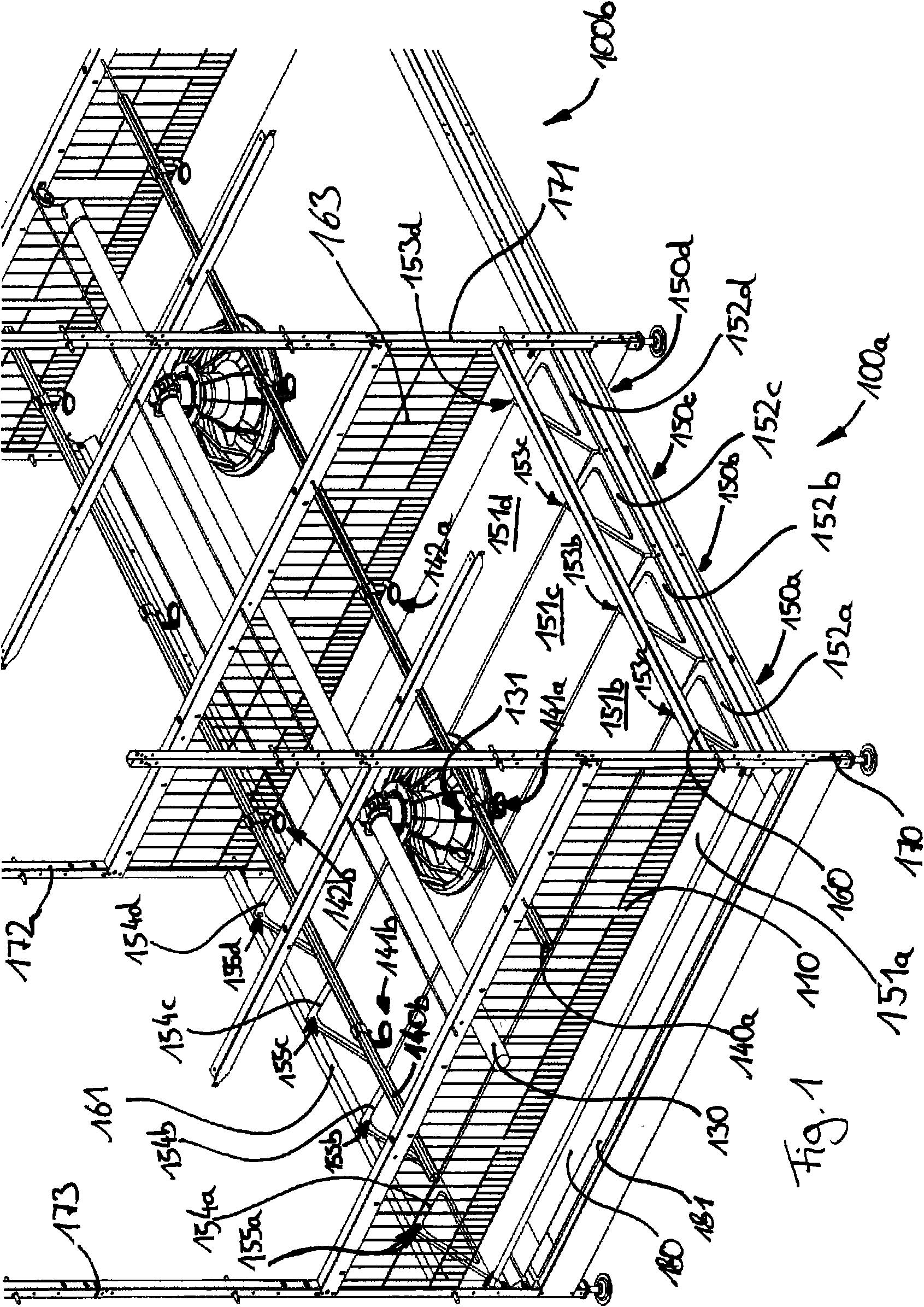 Poultry cage arrangement