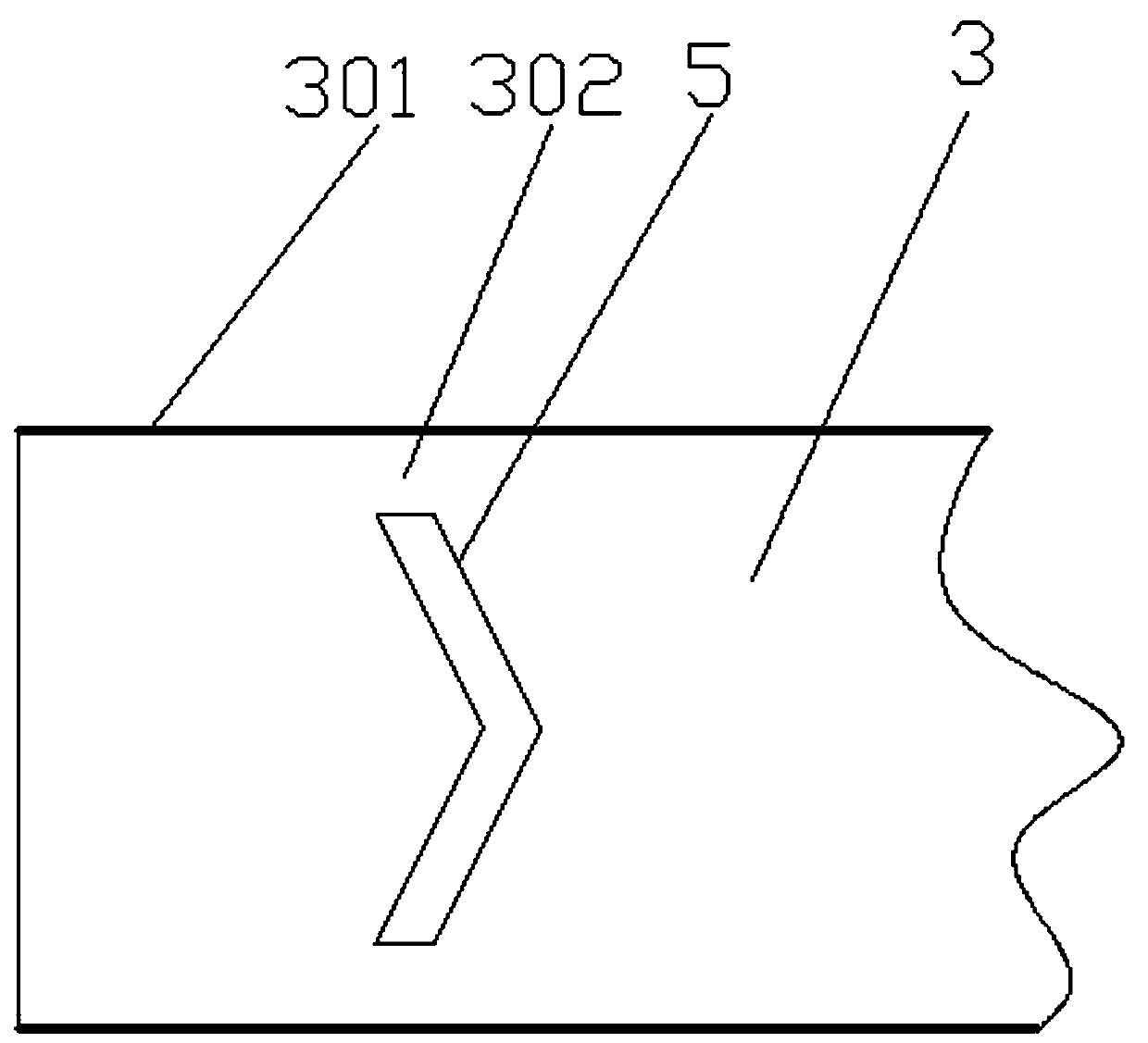 Gear hobbing machine iron chip processing device