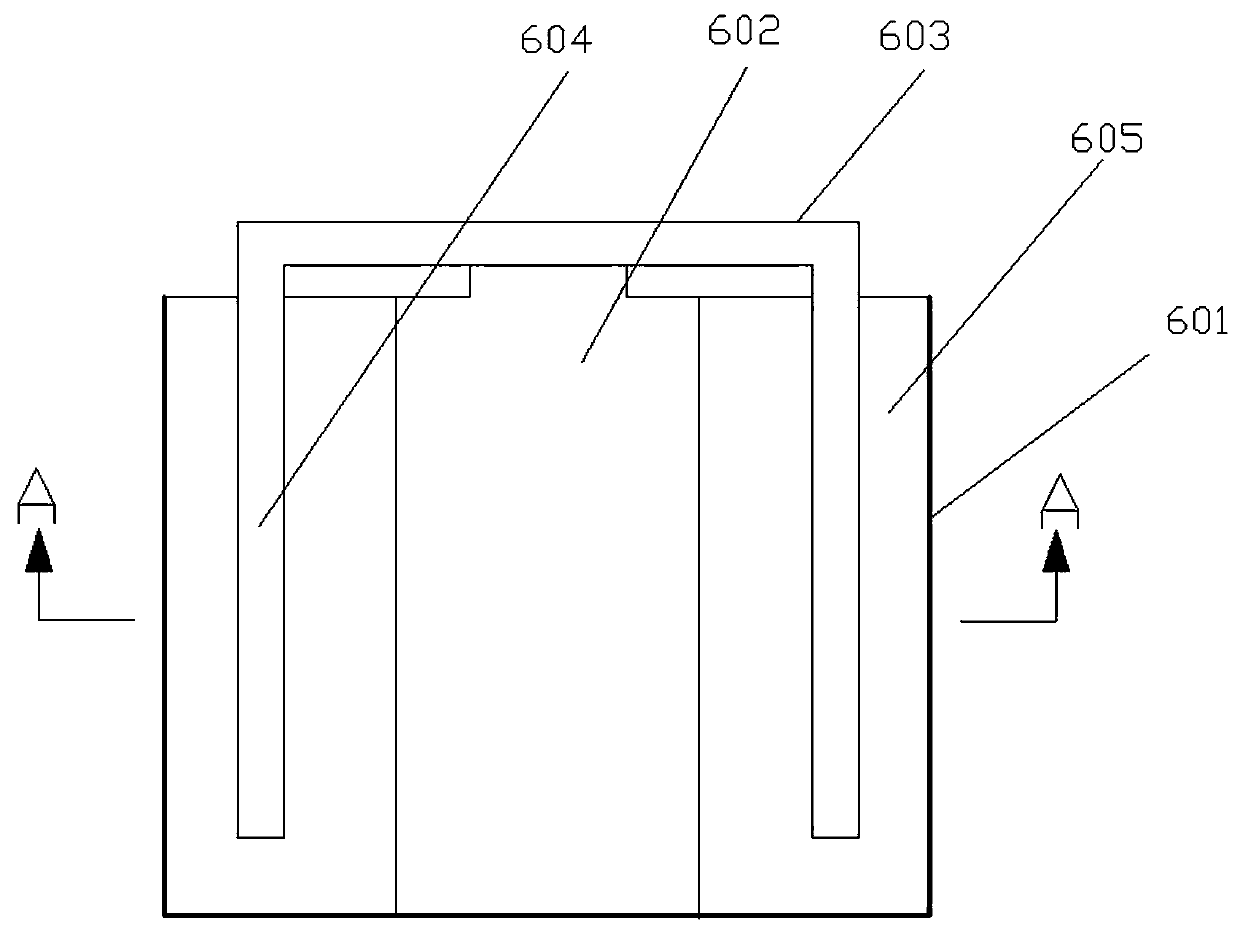 Gear hobbing machine iron chip processing device