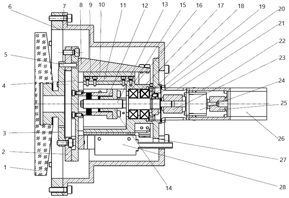 A split space optical remote sensor focusing structure