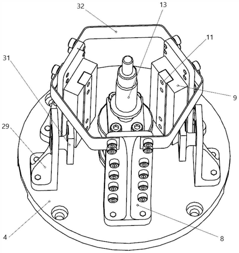 A split space optical remote sensor focusing structure