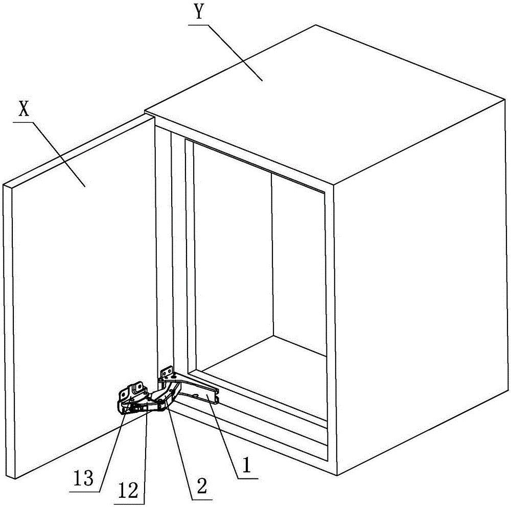 Damper opening and closing angle varying mechanism of hinge