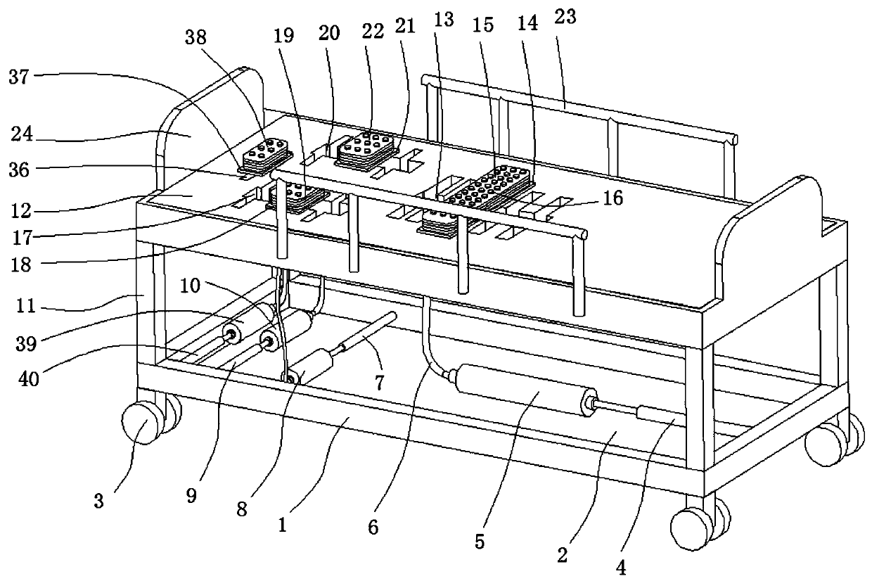 Neck, waist and shoulder joint motion rehabilitation treatment device