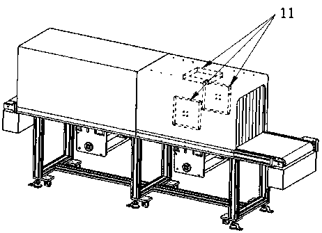 Intelligent RFID channel machine with automatic sorting and automatic sorting method