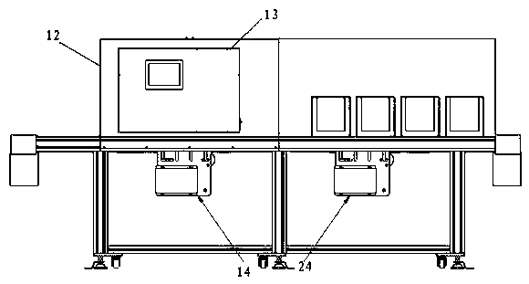 Intelligent RFID channel machine with automatic sorting and automatic sorting method