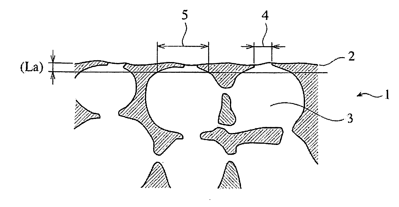 Ceramic honeycomb structure and moldable material usable for its extrusion molding