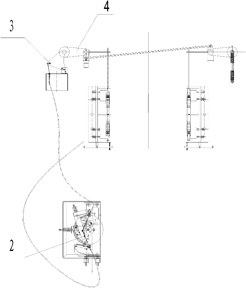 Bidirectional falling-prevention safety device for construction hoist