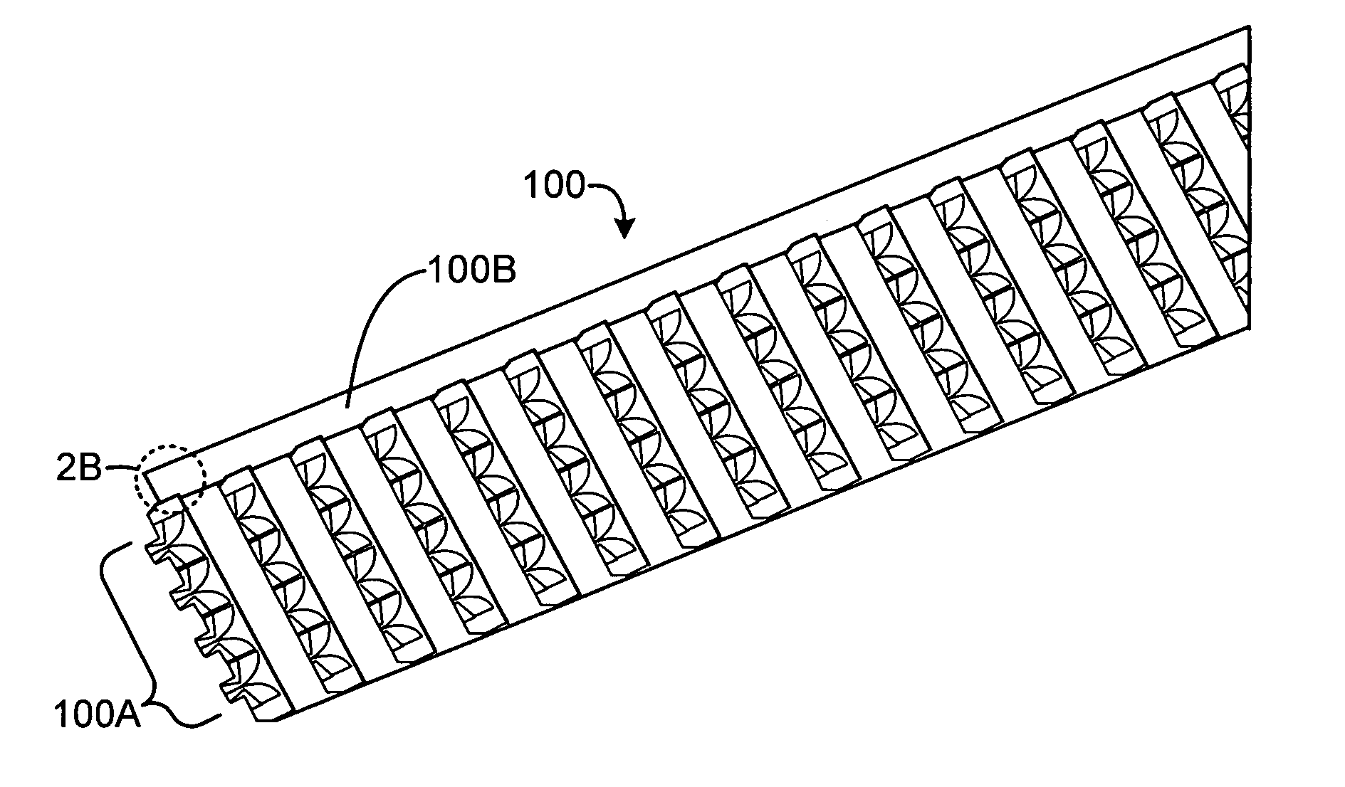 Dual band space-fed array