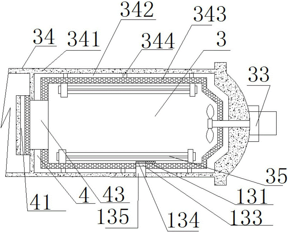 An anti-corrosion vacuum machine blowdown shower type purification observation monitoring operation vacuum furnace