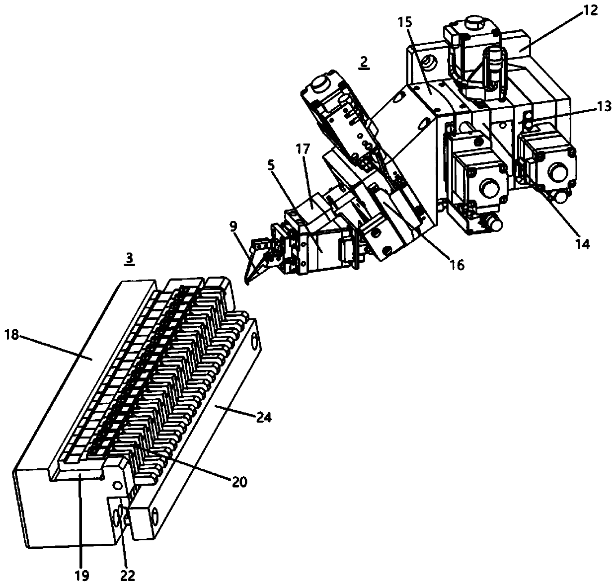 Clamp for COC collimating lens coupling