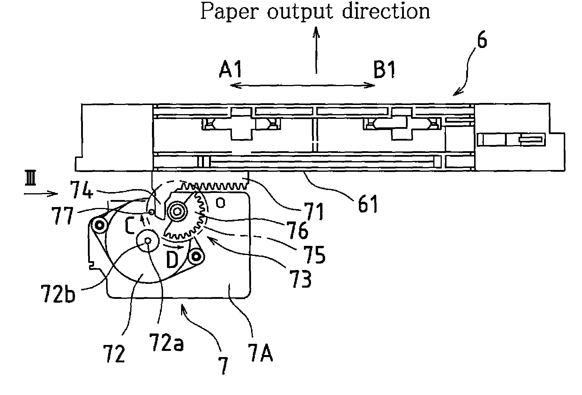 Position control device for moving member