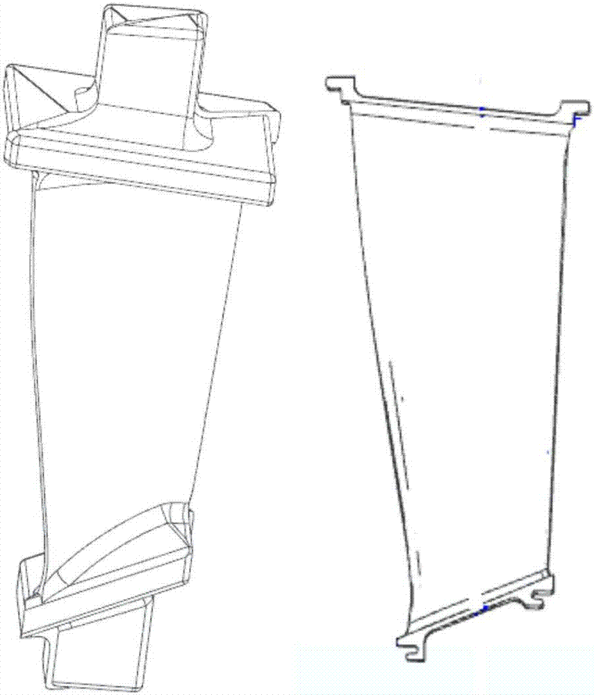 Method for quickly preparing double-mounting plate blade