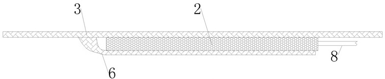 Horizontal drainage plate combined with geotextile vacuum preloading method for sludge treatment system and its construction method