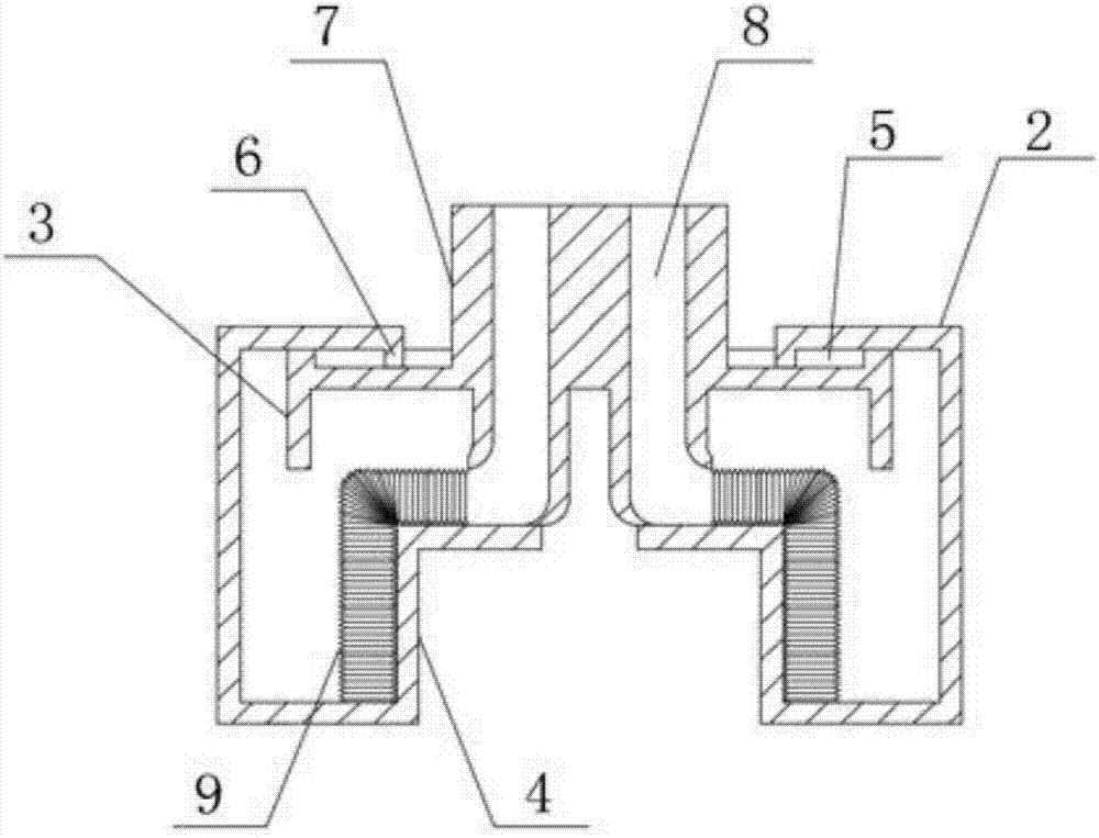 Adjustable numerical control machine tool guide rail protection cover