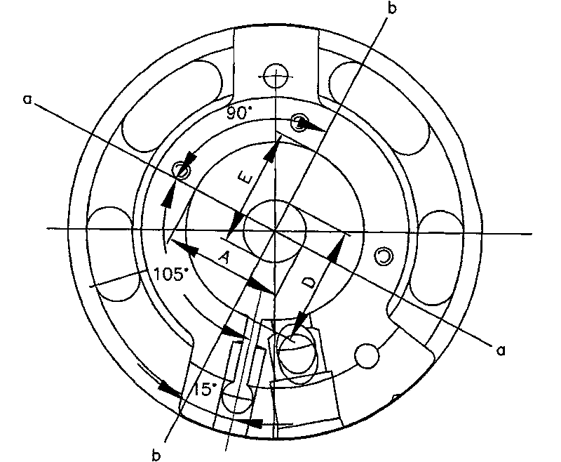 Assembling method of rotary double cylinder compressor pump body