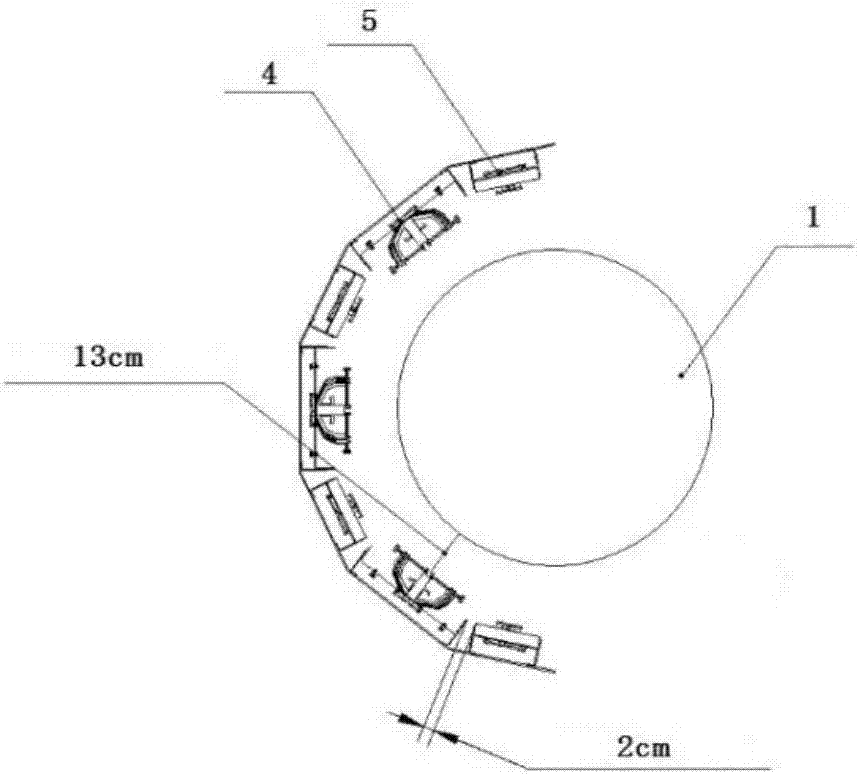 Artificial dielectric cylindrical lens-based multi-beam antenna of covering high building