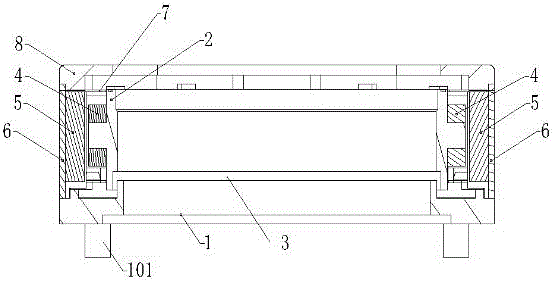 Dual-drive two-pole automatic focusing device