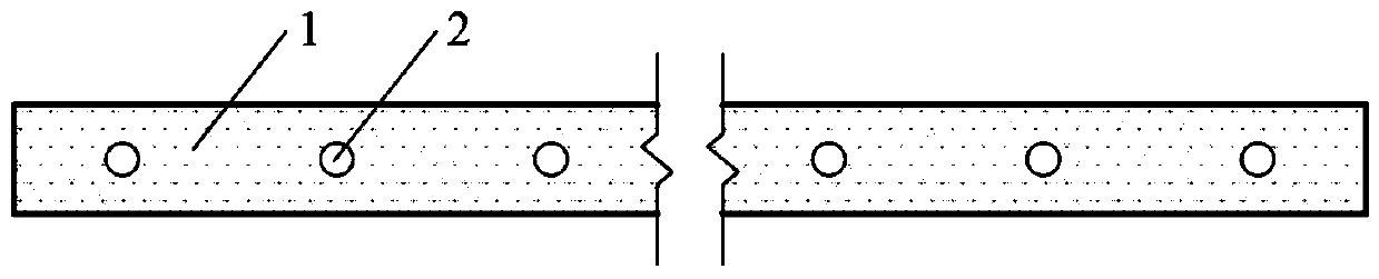 Manufacturing method of hollow reconstituted wood material for structure