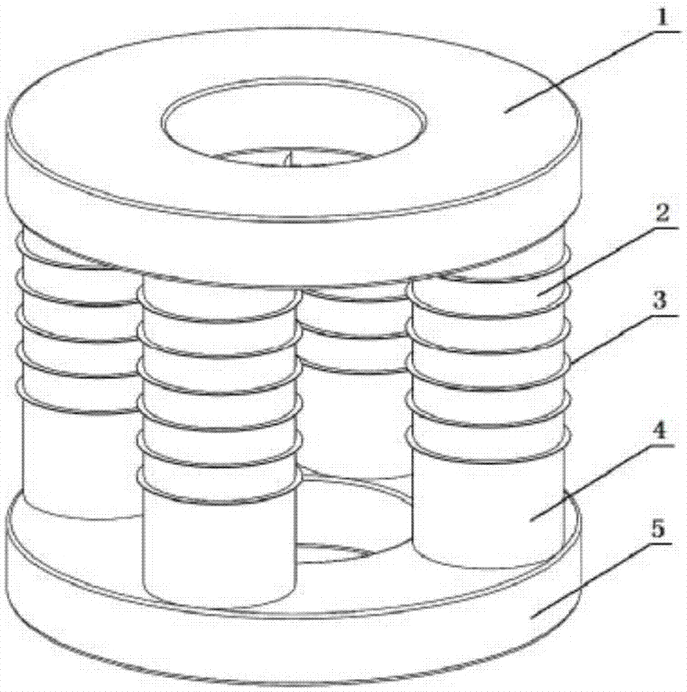 Insulation ferrite core transformer type high voltage power supply