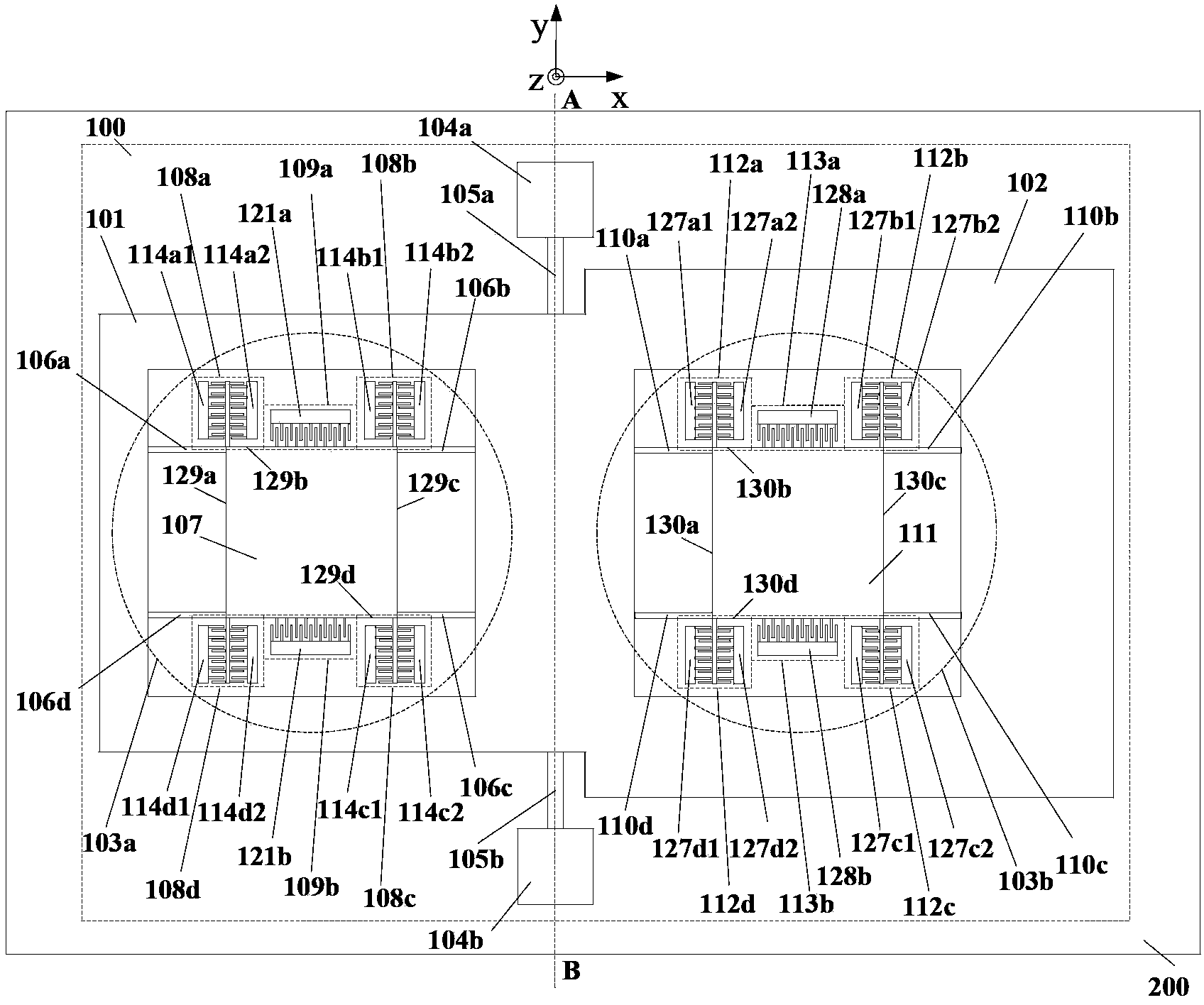 Vertical axis silicon micro resonant mode accelerometer based on negative stiffness effect