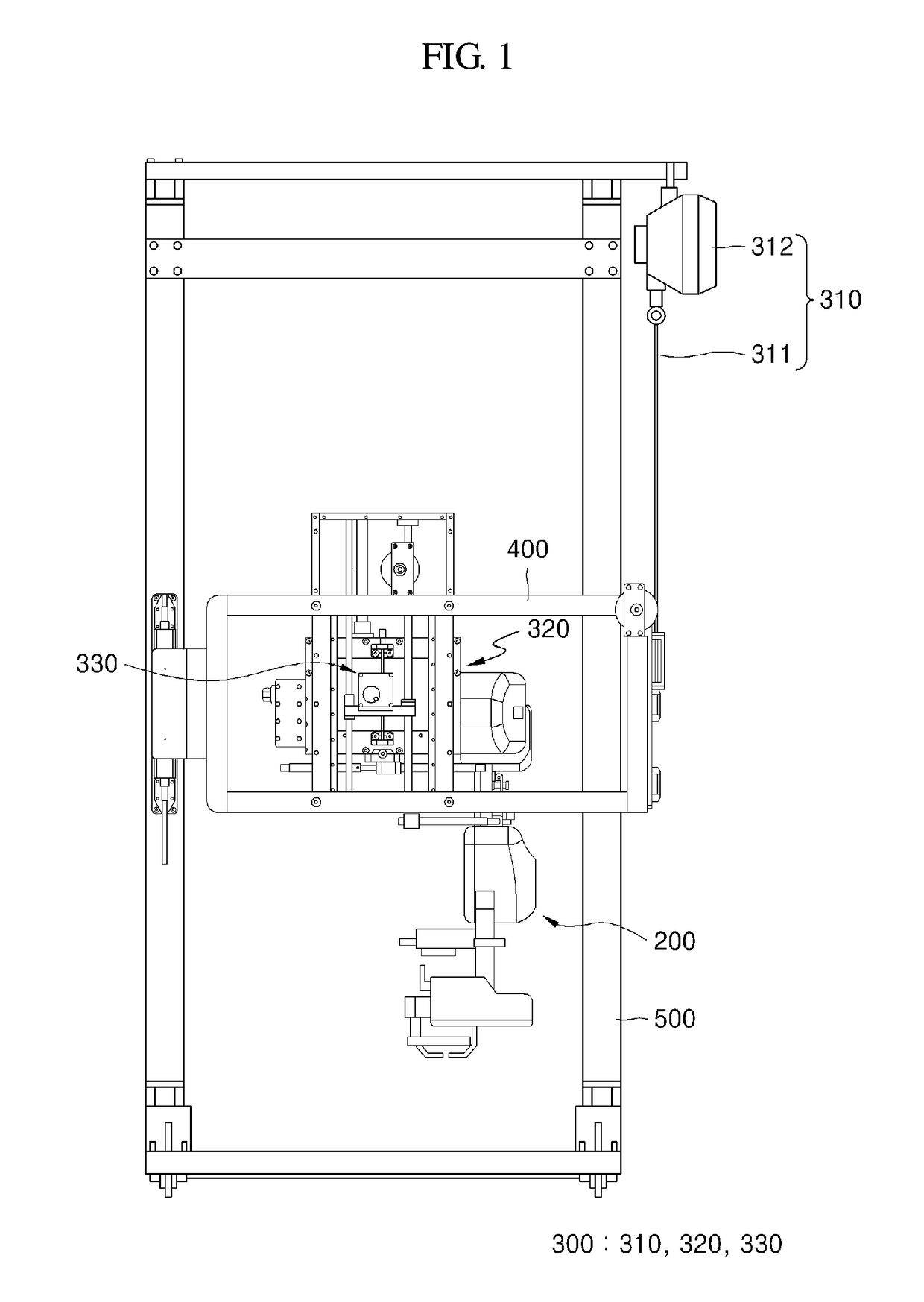 Walking assistance robot load compensation system and walking training apparatus having same