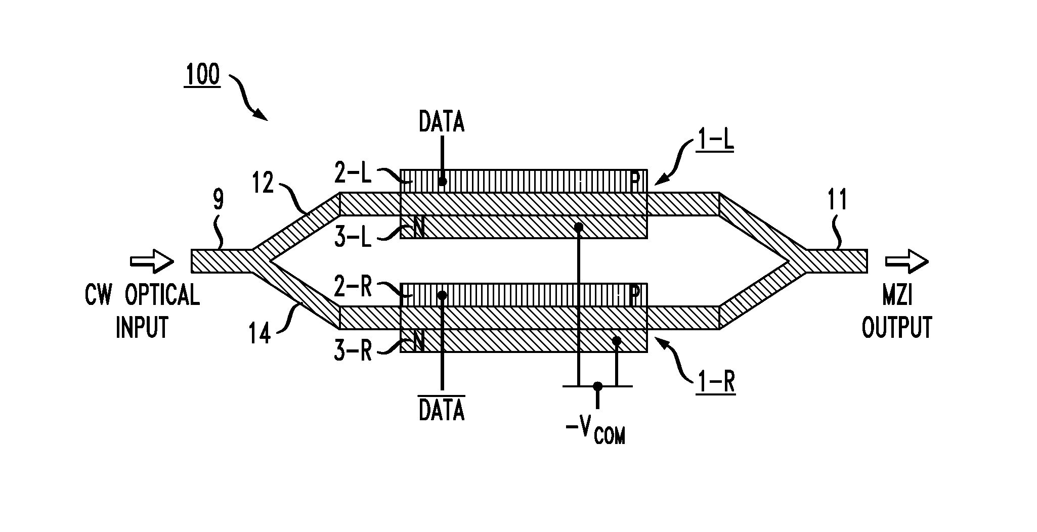 Silicon-Based Optical Modulator With Improved Efficiency And Chirp Control